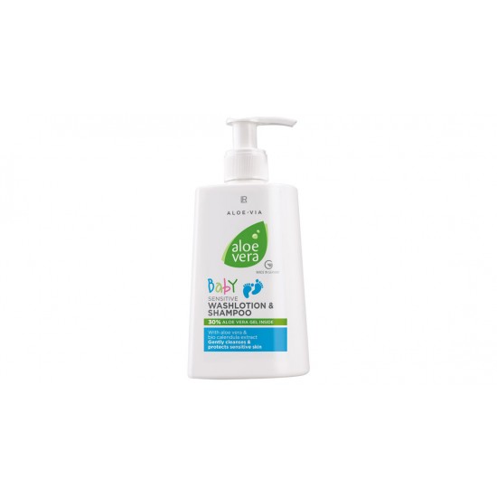 LR ALOE VIA Aloe Vera Baby Hassas Yıkama Losyonu ve Şampuanı